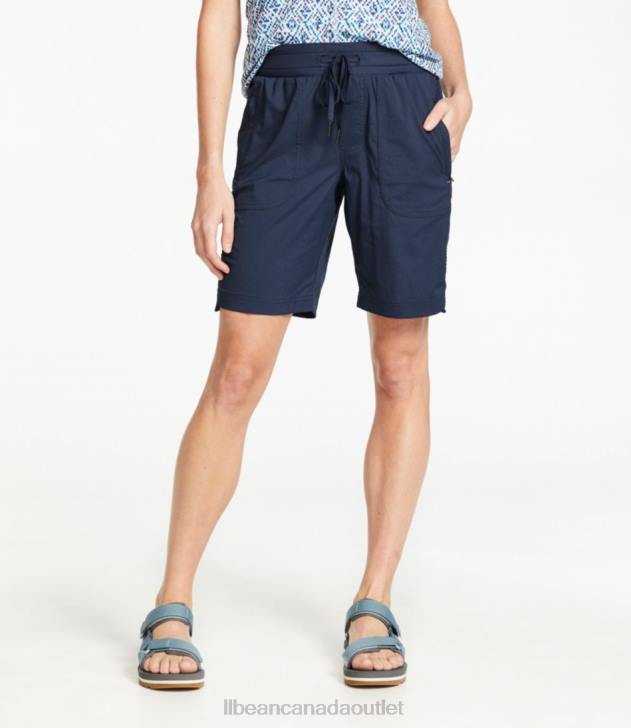 Clothing Nautical Navy H8XZ208 Vista Camp Bermuda Shorts Women L.L.Bean