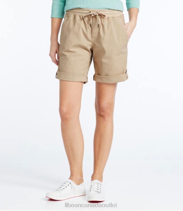 Clothing Sandbar H8XZ5773 Stretch Ripstop Pull-On Shorts Women L.L.Bean