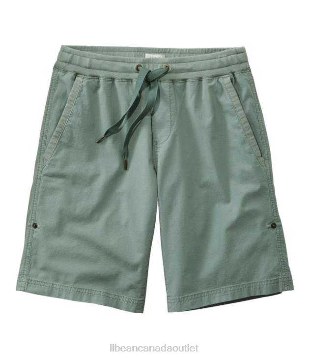 Clothing Sea Green H8XZ6492 Stretch Ripstop Pull-On Shorts Women L.L.Bean
