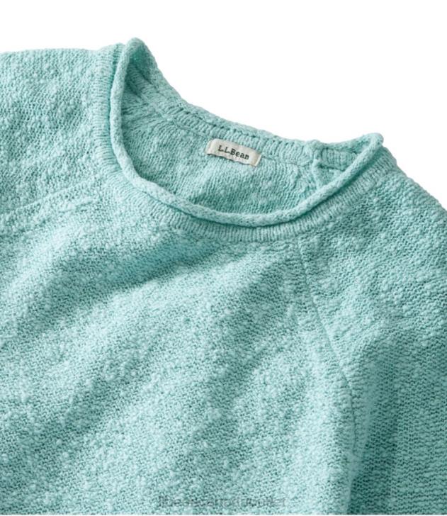 Clothing Deep Wine H8XZ5678 Midweight Cotton Slub Rollneck Pullover Women L.L.Bean