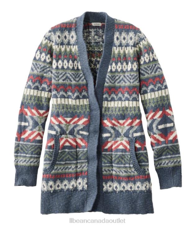 Clothing Rangeley Blue H8XZ3332 Cotton Ragg Sweater Women L.L.Bean