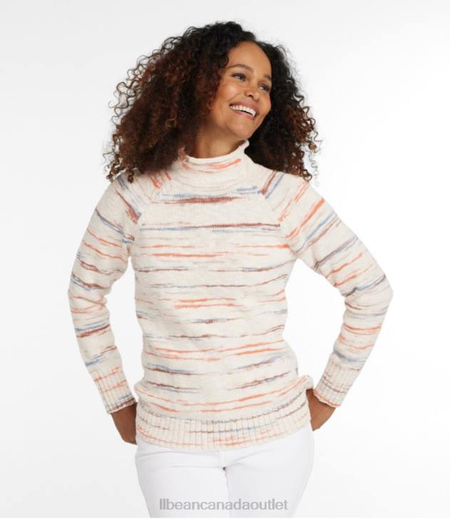 Clothing Sea Pine H8XZ738 Cotton Ragg Sweater Women L.L.Bean