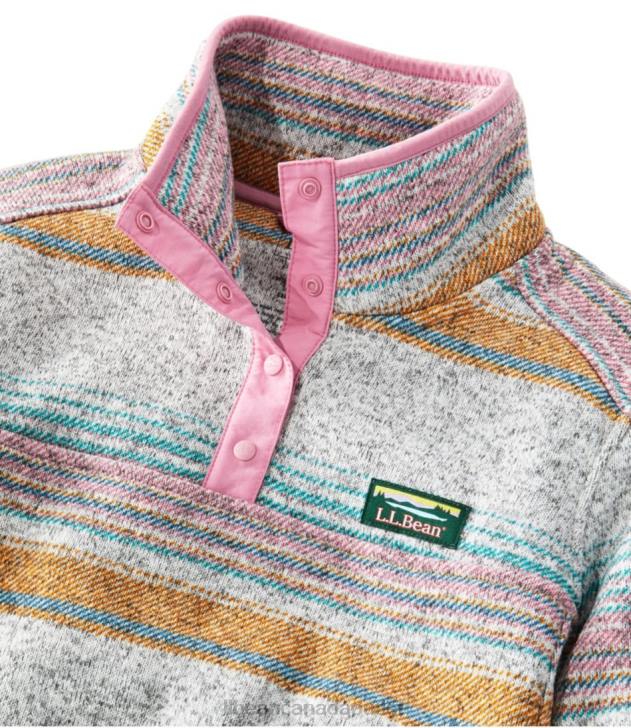 Clothing Buffalo Plaid Garnet H8XZ3397 Sweater Fleece Pullover Women L.L.Bean