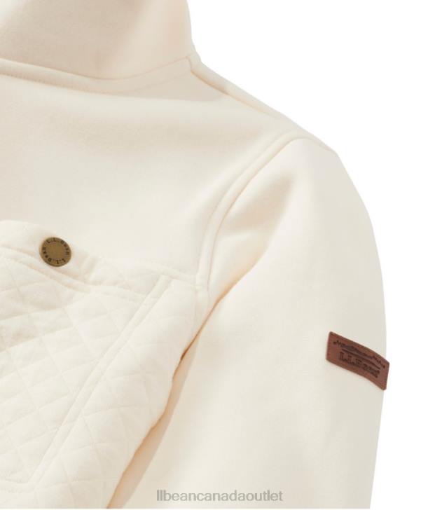 Clothing Classic Navy H8XZ464 Quilted Sweatshirt Women L.L.Bean