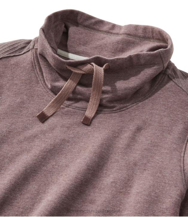 Clothing Ember Heather H8XZ6895 Cozy Mixed-Knit Pullover Women L.L.Bean