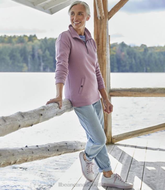 Clothing Iris Mauve H8XZ4909 SoftLight Quilted Top Women L.L.Bean