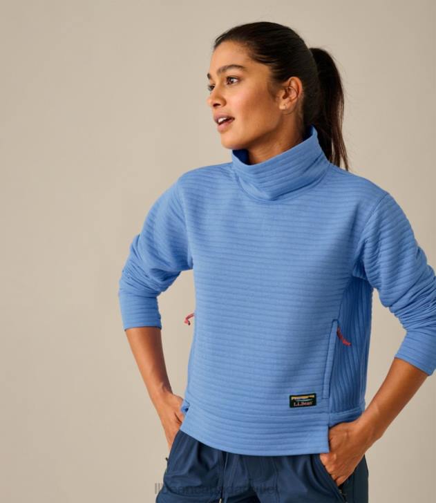 Clothing Malibu Blue Heather H8XZ6592 Airlight Pullover Women L.L.Bean