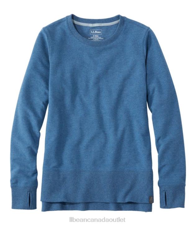 Clothing Marine Blue Heather H8XZ7168 Cozy Sweatshirt Women L.L.Bean