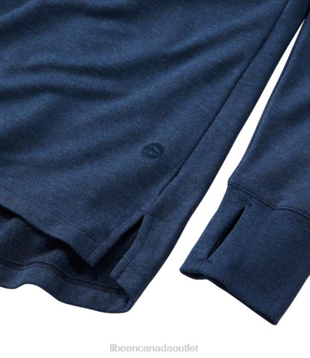 Clothing Red Wine Heather H8XZ523 SoftFlex Mockneck Pullover Women L.L.Bean