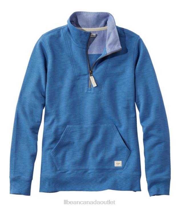 Clothing Rustic Blue H8XZ3198 Organic Cotton Sweatshirt Women L.L.Bean