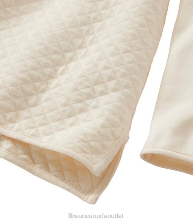 Clothing Warm Coral H8XZ3337 Quilted Sweatshirt Women L.L.Bean