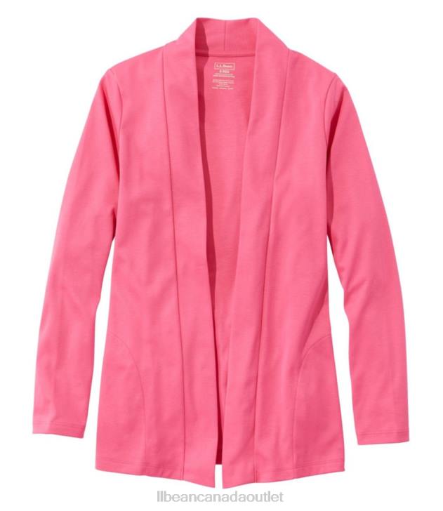 Clothing Azalea H8XZ5654 Pima Cotton Open Cardigan Women L.L.Bean