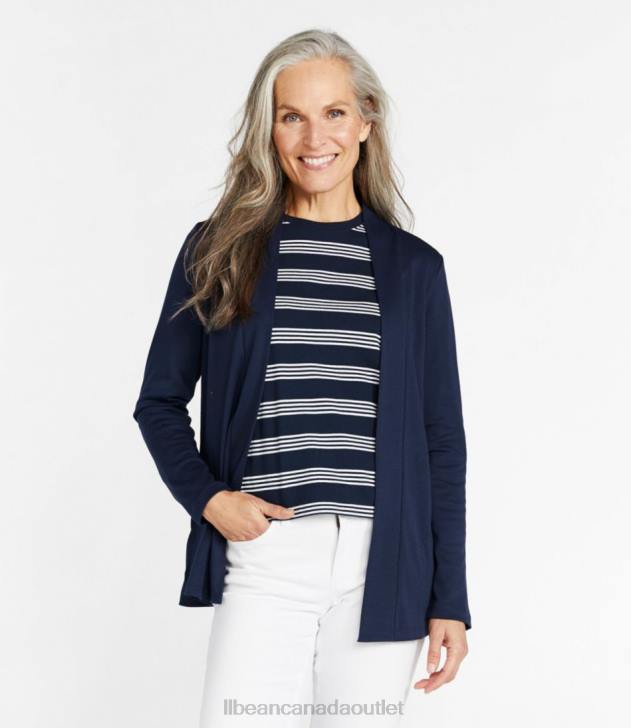 Clothing Azalea H8XZ5654 Pima Cotton Open Cardigan Women L.L.Bean