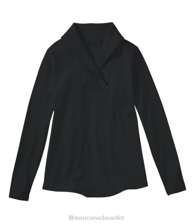 Clothing Black H8XZ6440 Pullover Women L.L.Bean
