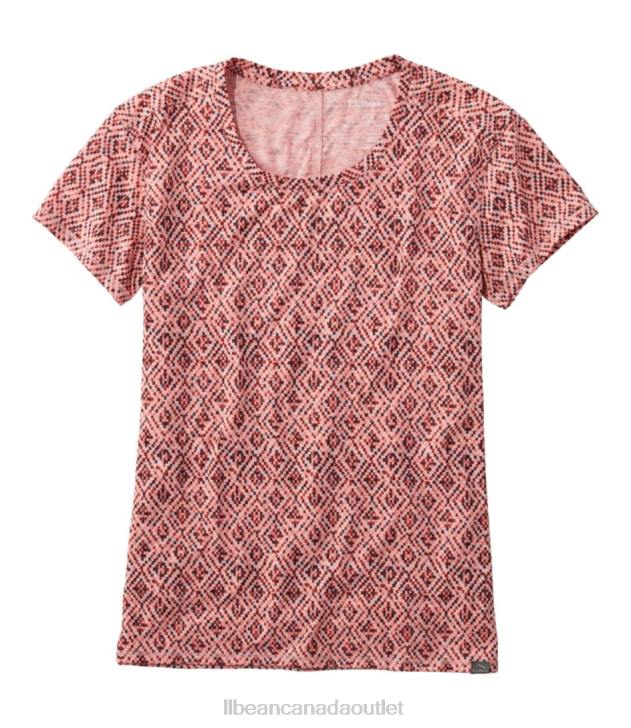 Clothing Blush Geo H8XZ4731 Streamside Tee Women L.L.Bean
