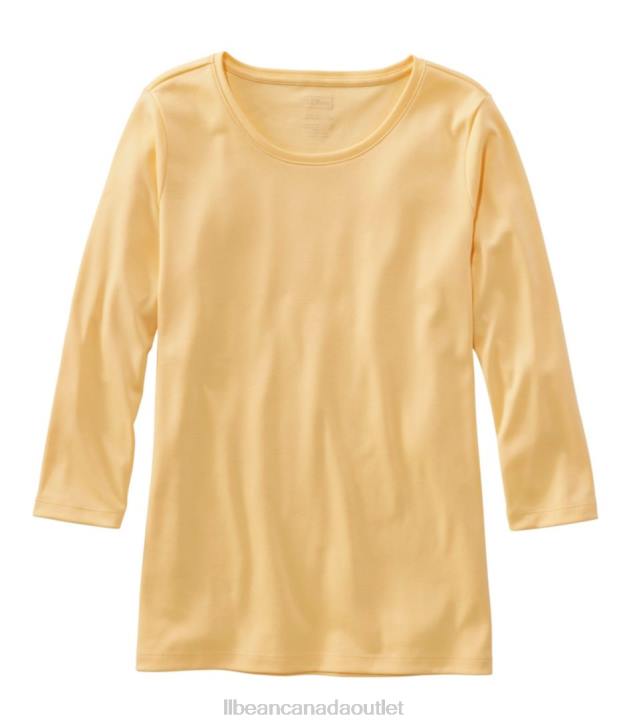 Clothing Butter H8XZ6866 Pima Cotton Shaped Tee Women L.L.Bean
