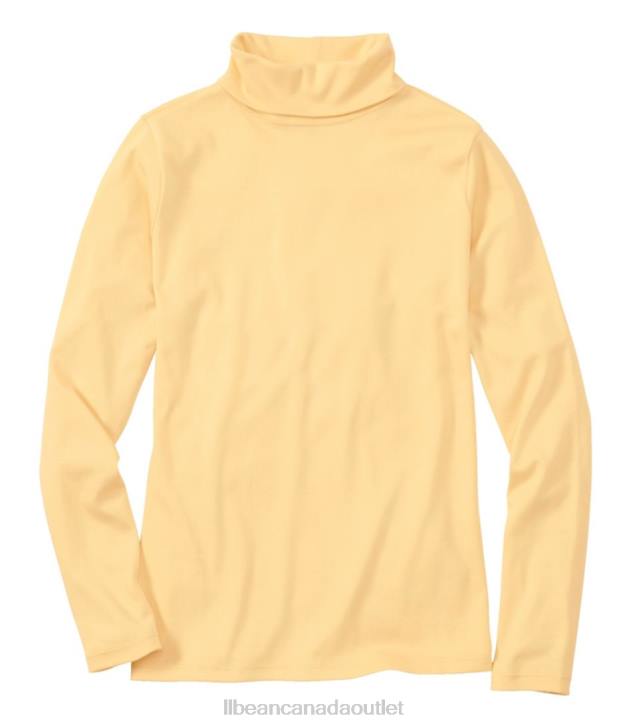 Clothing Butter H8XZ6892 Pima Cotton Turtleneck Women L.L.Bean