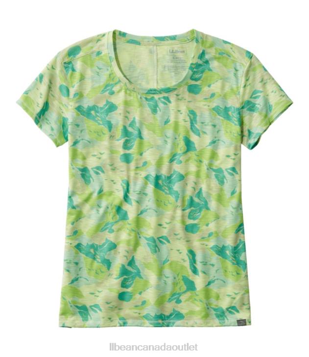 Clothing Citrus Green Camo H8XZ7292 Streamside Tee Women L.L.Bean