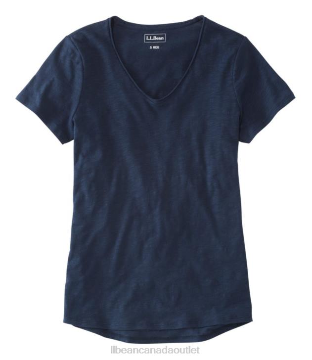 Clothing Classic Navy H8XZ53 Organic Cotton Tee Women L.L.Bean