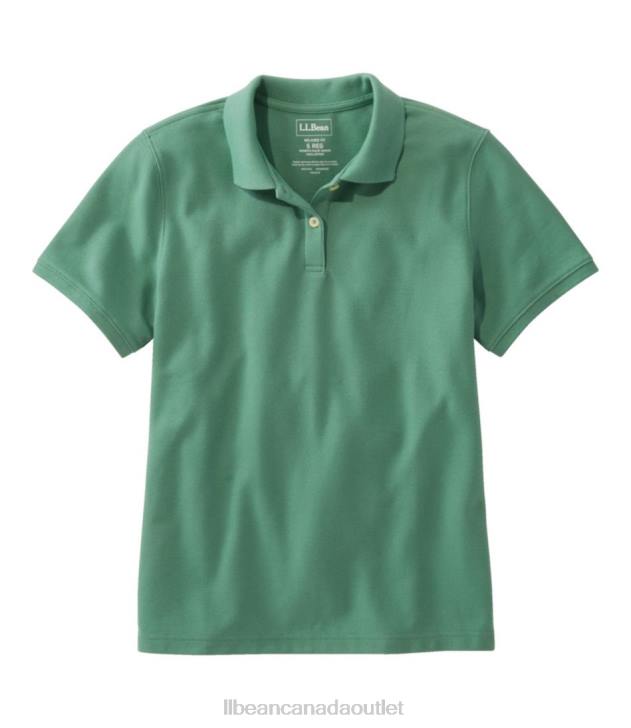 Clothing Clover H8XZ2965 Premium Polo Women L.L.Bean x Double L