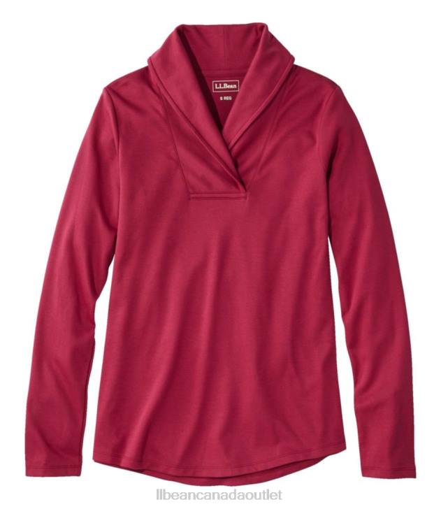 Clothing Dark Cranberry H8XZ5698 Pullover Women L.L.Bean