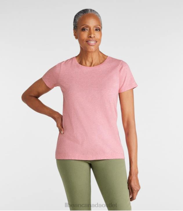 Clothing Deep Olive Heather H8XZ3196 Washed Cotton Tee Women L.L.Bean