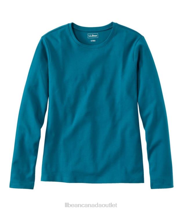 Clothing Deep Turquoise H8XZ6394 Tee Women L.L.Bean