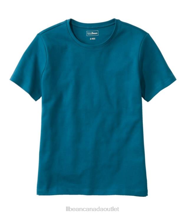 Clothing Deep Turquoise H8XZ6417 Tee Women L.L.Bean