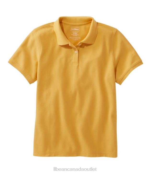 Clothing Goldenrod H8XZ4603 Premium Polo Women L.L.Bean x Double L