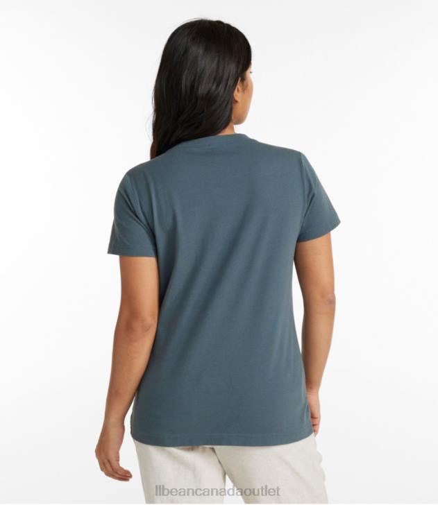 Clothing Goldenrod H8XZ6494 Washed Cotton Tee Women L.L.Bean