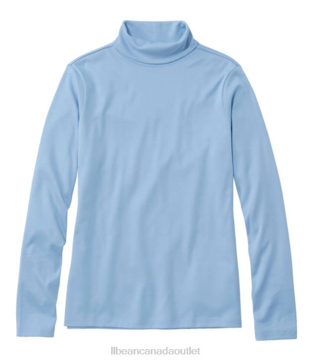 Clothing Lake H8XZ5681 Pima Cotton Turtleneck Women L.L.Bean