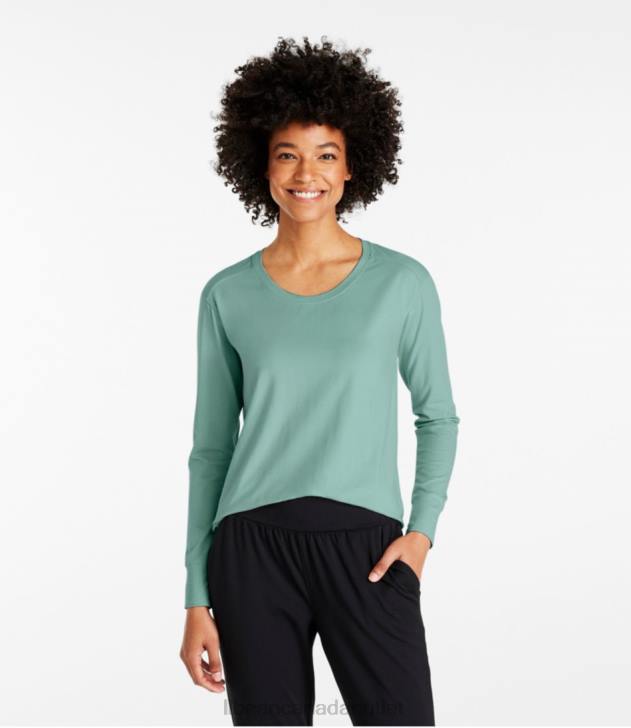 Clothing Light Gray Heather H8XZ6950 Beyond Soft Tee Women L.L.Bean