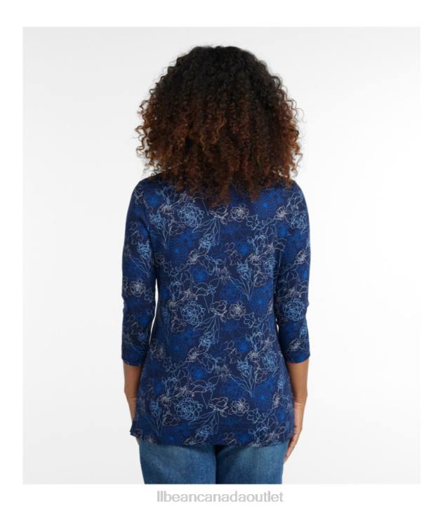 Clothing Mineral Red Geo Dot H8XZ2989 Pima Cotton Tunic Women L.L.Bean