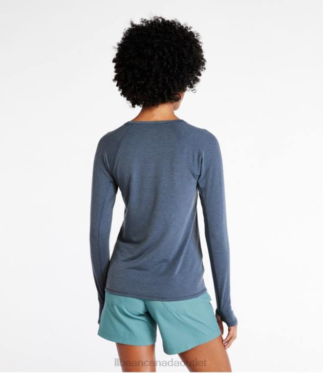 Clothing Nautical Navy Katahdin H8XZ484 Everyday SunSmart Tee Women L.L.Bean