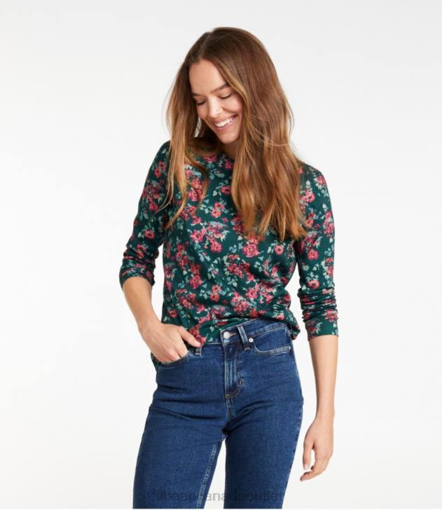 Clothing Pale Rose H8XZ420 Pima Cotton Tee Women L.L.Bean