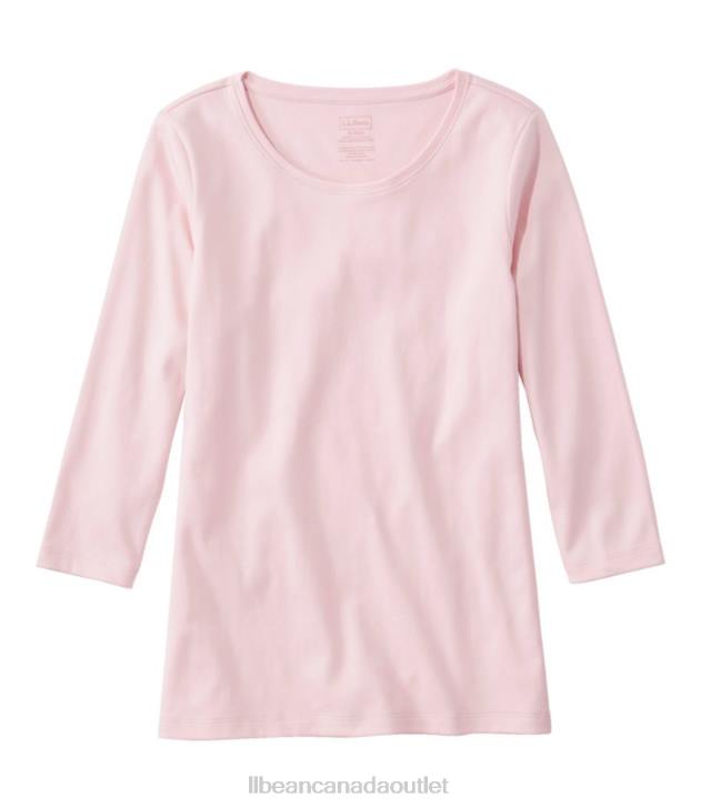 Clothing Pale Rose H8XZ7 Pima Cotton Shaped Tee Women L.L.Bean