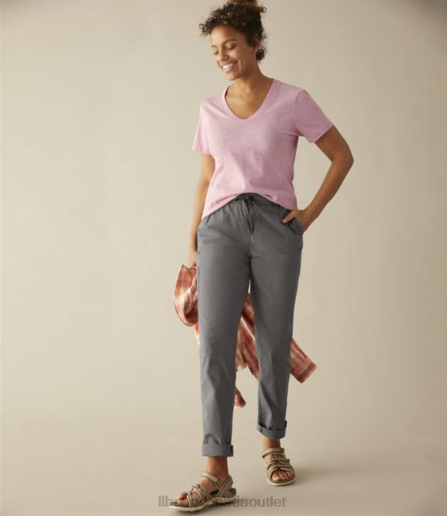 Clothing Rose Wash Heather H8XZ6941 Washed Cotton Tee Women L.L.Bean