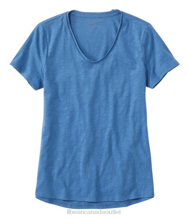 Clothing Rustic Blue H8XZ4616 Organic Cotton Tee Women L.L.Bean
