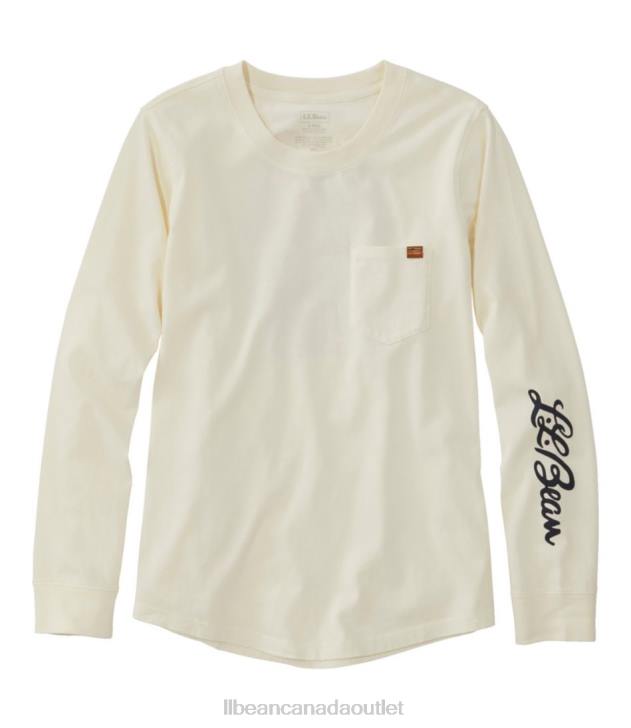 Clothing Sailcloth Scenic Mountain H8XZ3349 Washed Cotton Pocket Tee Women L.L.Bean
