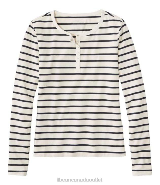 Clothing Sailcloth Stripe H8XZ5027 Signature Rangeley Cotton Tee Women L.L.Bean