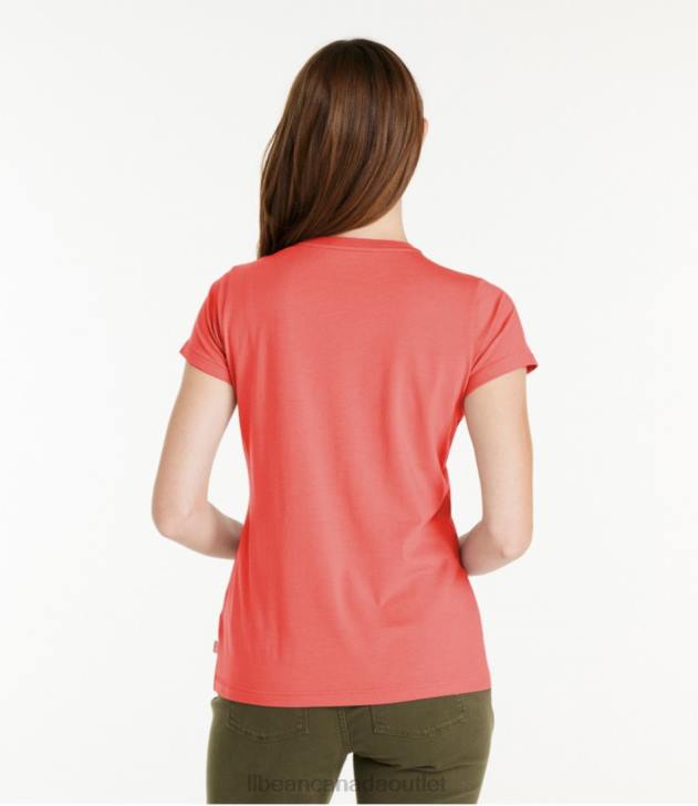 Clothing Sea Aqua H8XZ7033 Soft Stretch Supima Tee Women L.L.Bean