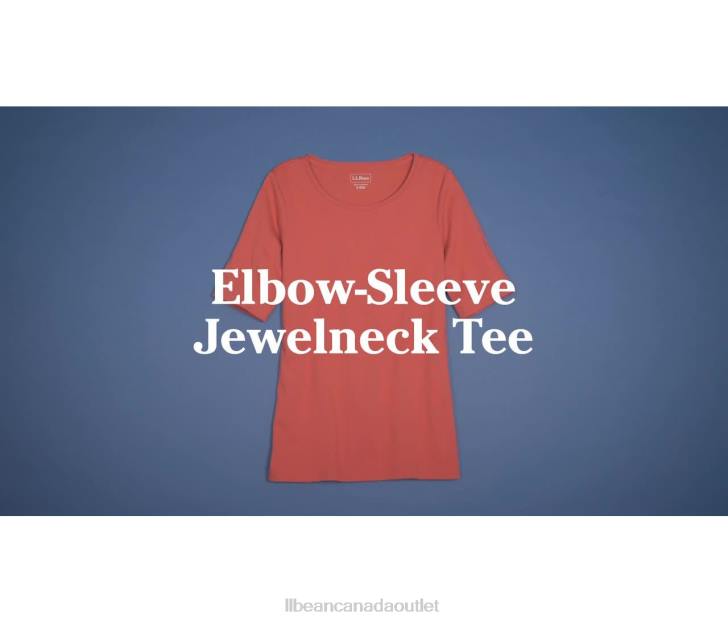 Clothing Sea Pine H8XZ2933 Jewelneck Tee Women L.L.Bean
