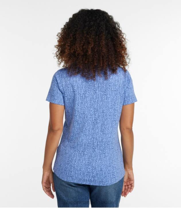 Clothing Warm Coral/Blush Geo H8XZ5012 Tee Women L.L.Bean