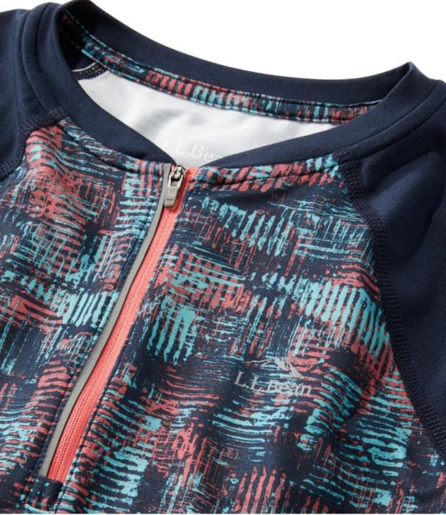 Clothing Classic Navy Geo Print/Classic Navy H8XZ1668 Comfort Cycling Jersey Print Short-Sleeve Women L.L.Bean