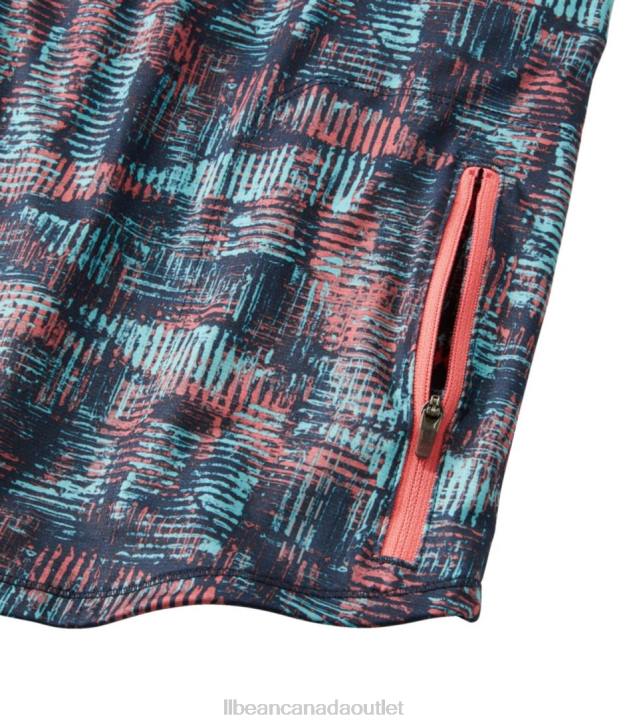 Clothing Classic Navy Geo Print/Classic Navy H8XZ1668 Comfort Cycling Jersey Print Short-Sleeve Women L.L.Bean