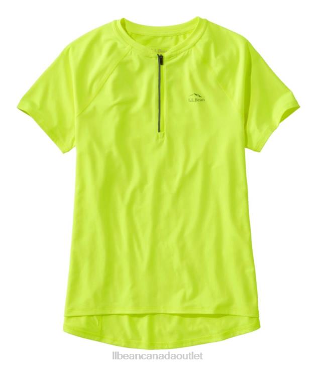 Clothing Electric Yellow H8XZ3951 Comfort Cycling Jersey Women L.L.Bean
