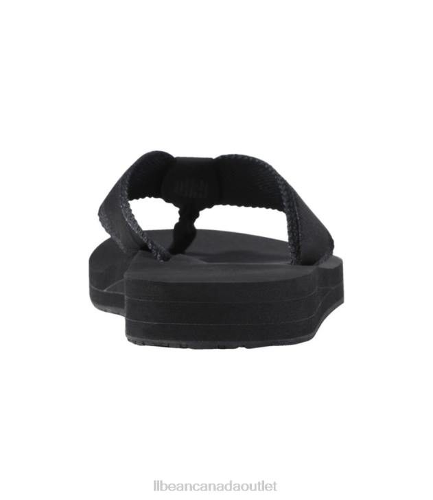 Footwear Black H8XZ1071 Maine Isle Flip-Flops Women L.L.Bean