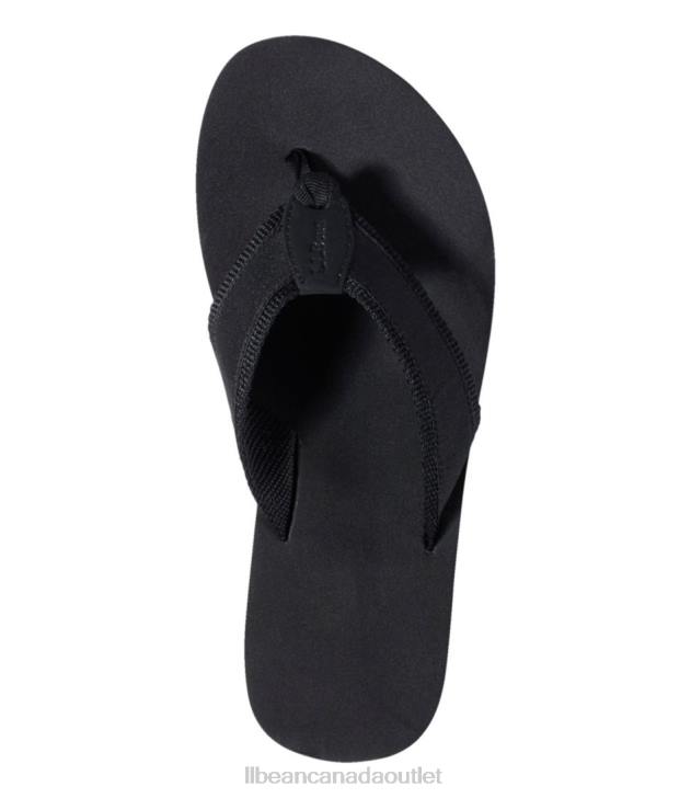 Footwear Black H8XZ1071 Maine Isle Flip-Flops Women L.L.Bean