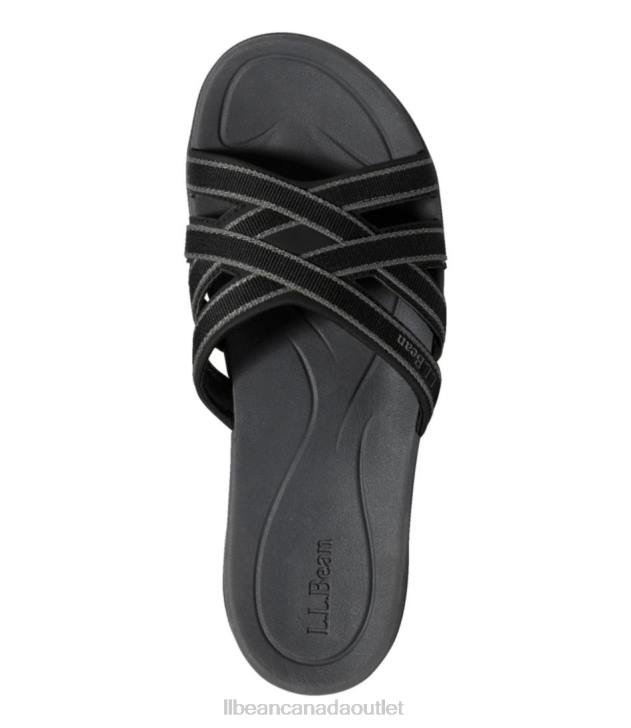 Footwear Black H8XZ6101 Boothbay Slide Sandals Women L.L.Bean