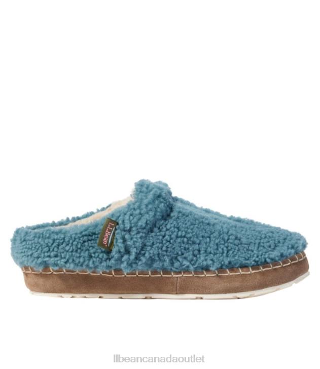 Footwear Storm Teal/Sienna Brick H8XZ6099 Cozy Slipper Slides Women L.L.Bean